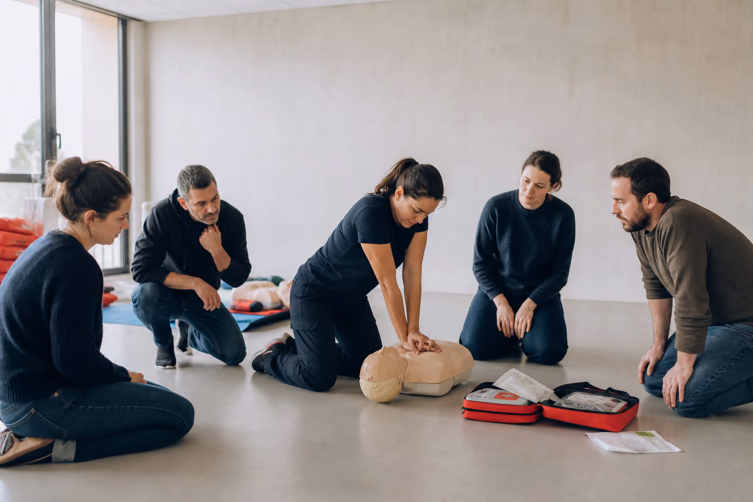 Illustration éditoriale de la formation : ATTESTATION DE FORMATION AUX GESTES ET SOINS D’URGENCE – NIVEAU 1 (AFGSU 1).