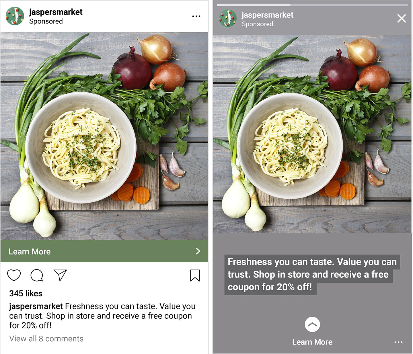Run ads in Stories
