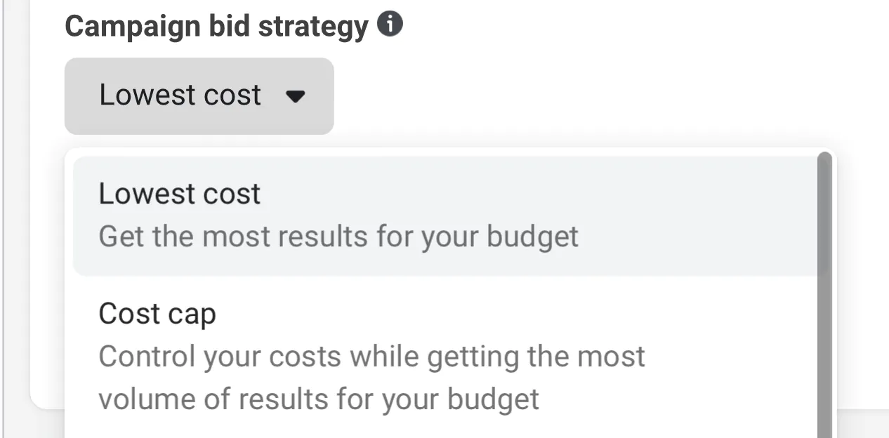 Try out other bid strategies