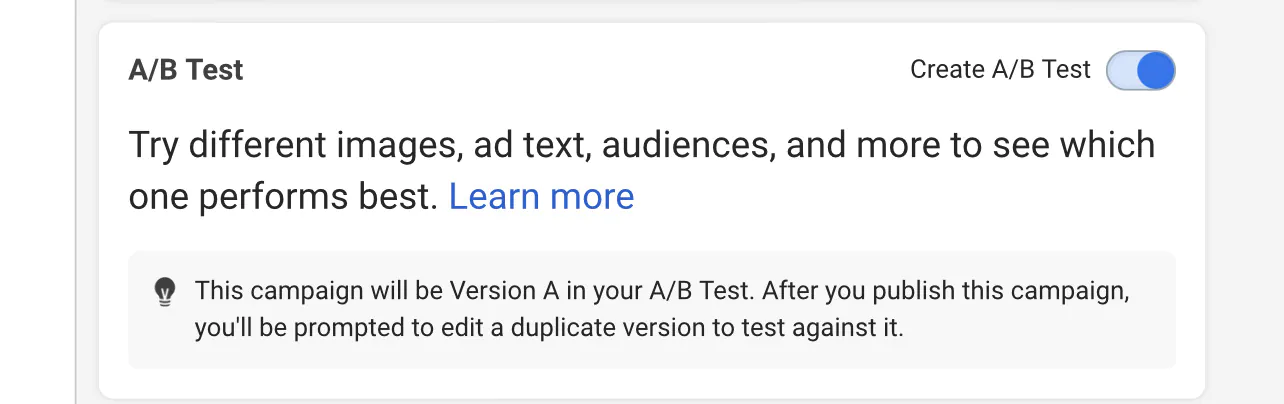 Run A/B tests