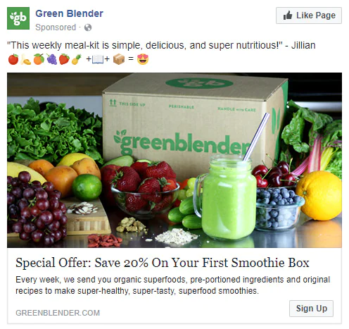 pick the product set to be used for retargeting