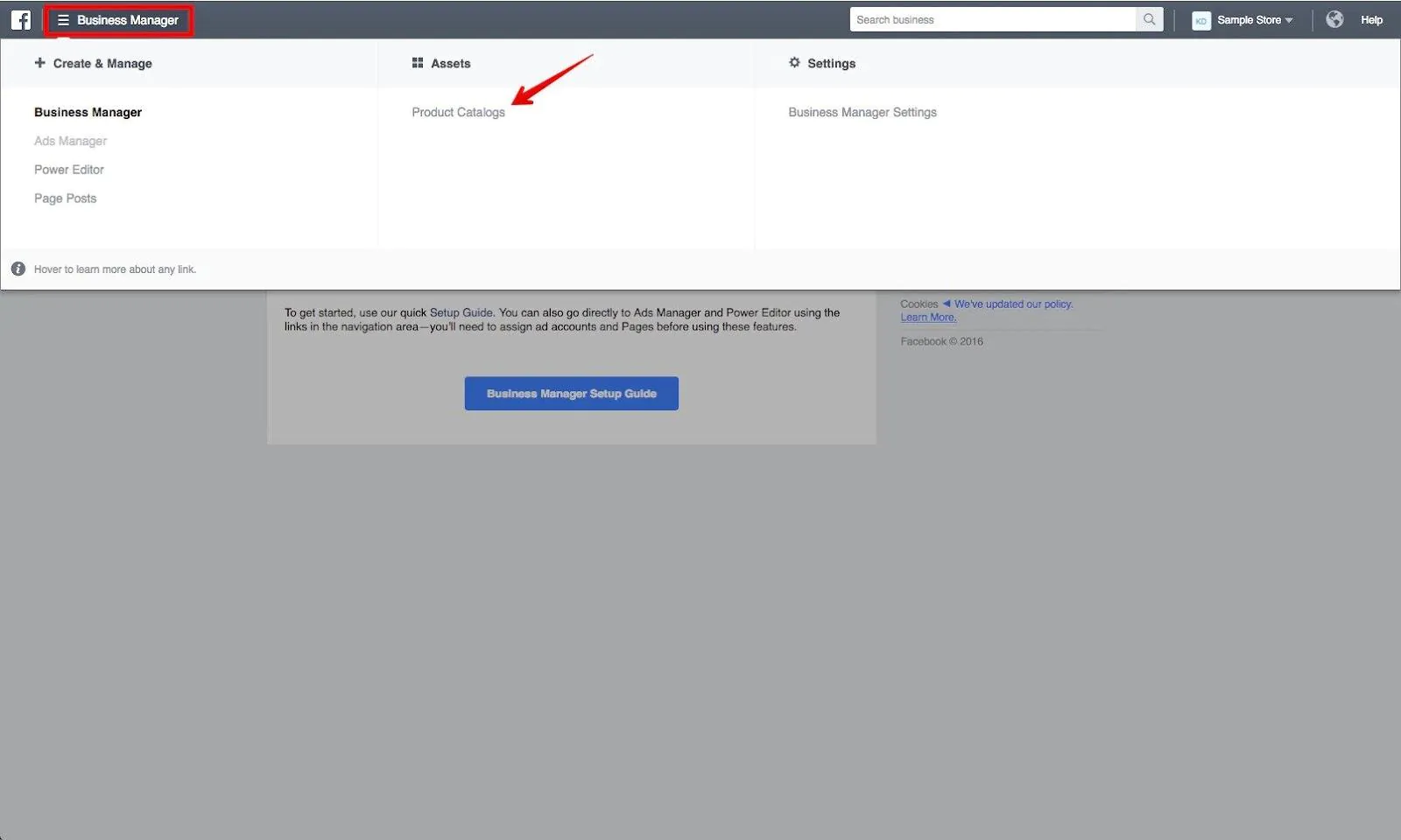 Business page