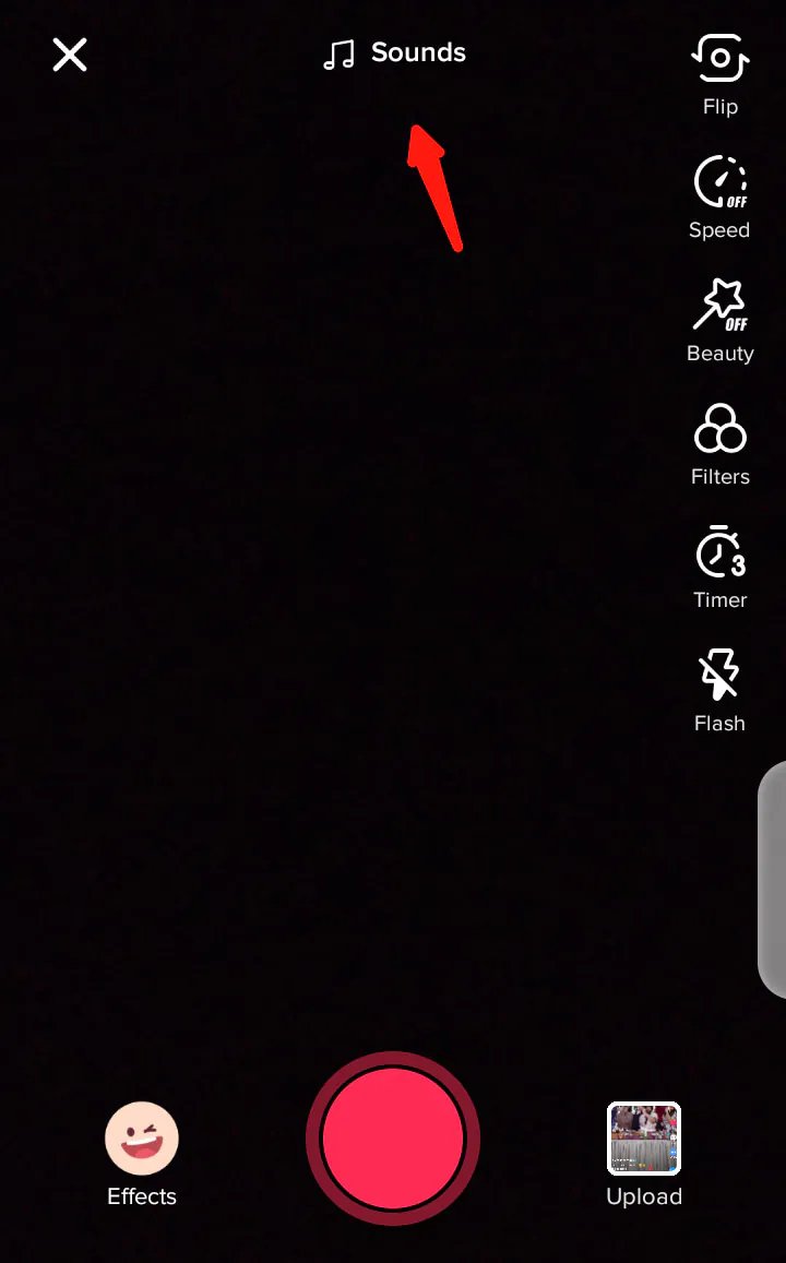 click on the Sounds button