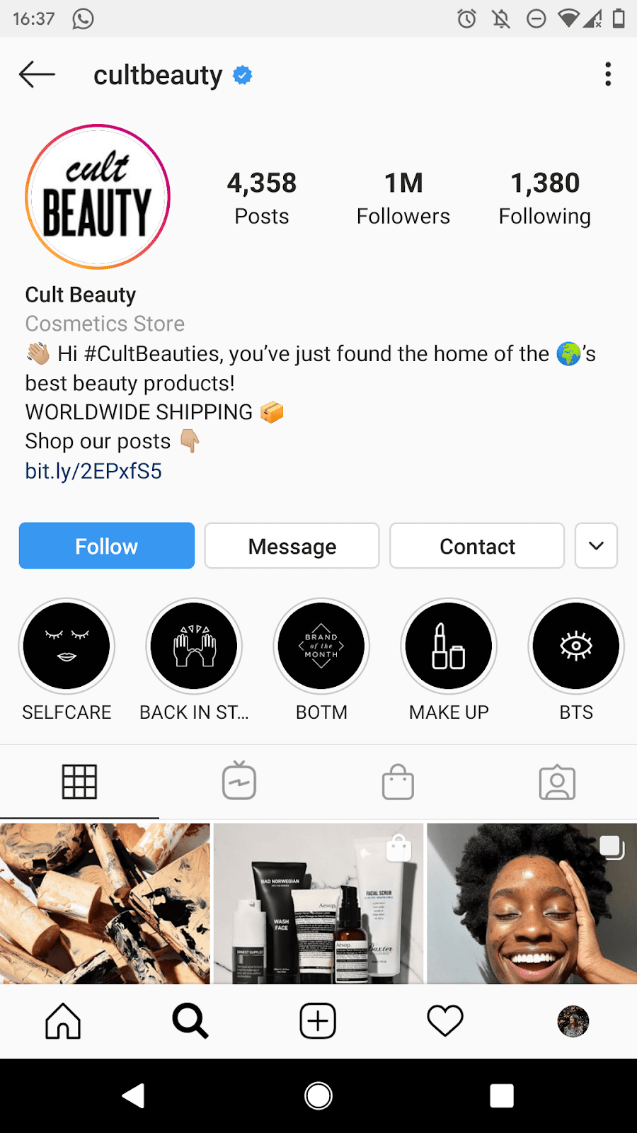 cultbeauty instagram