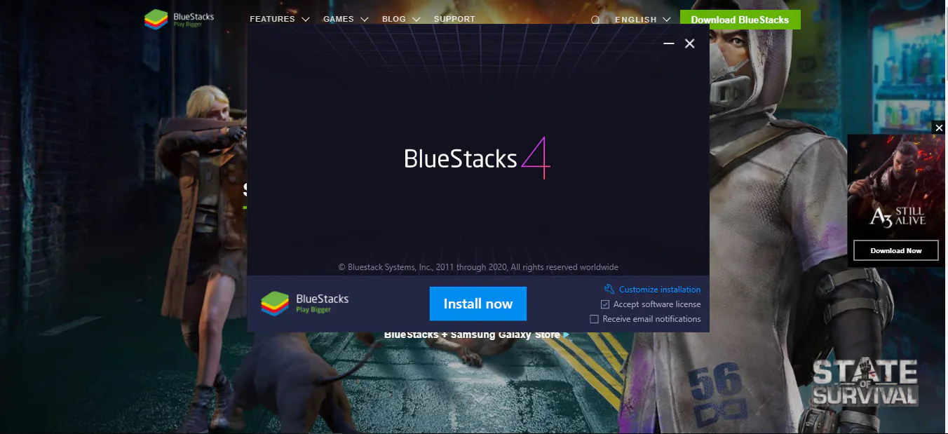 Download BlueStacks