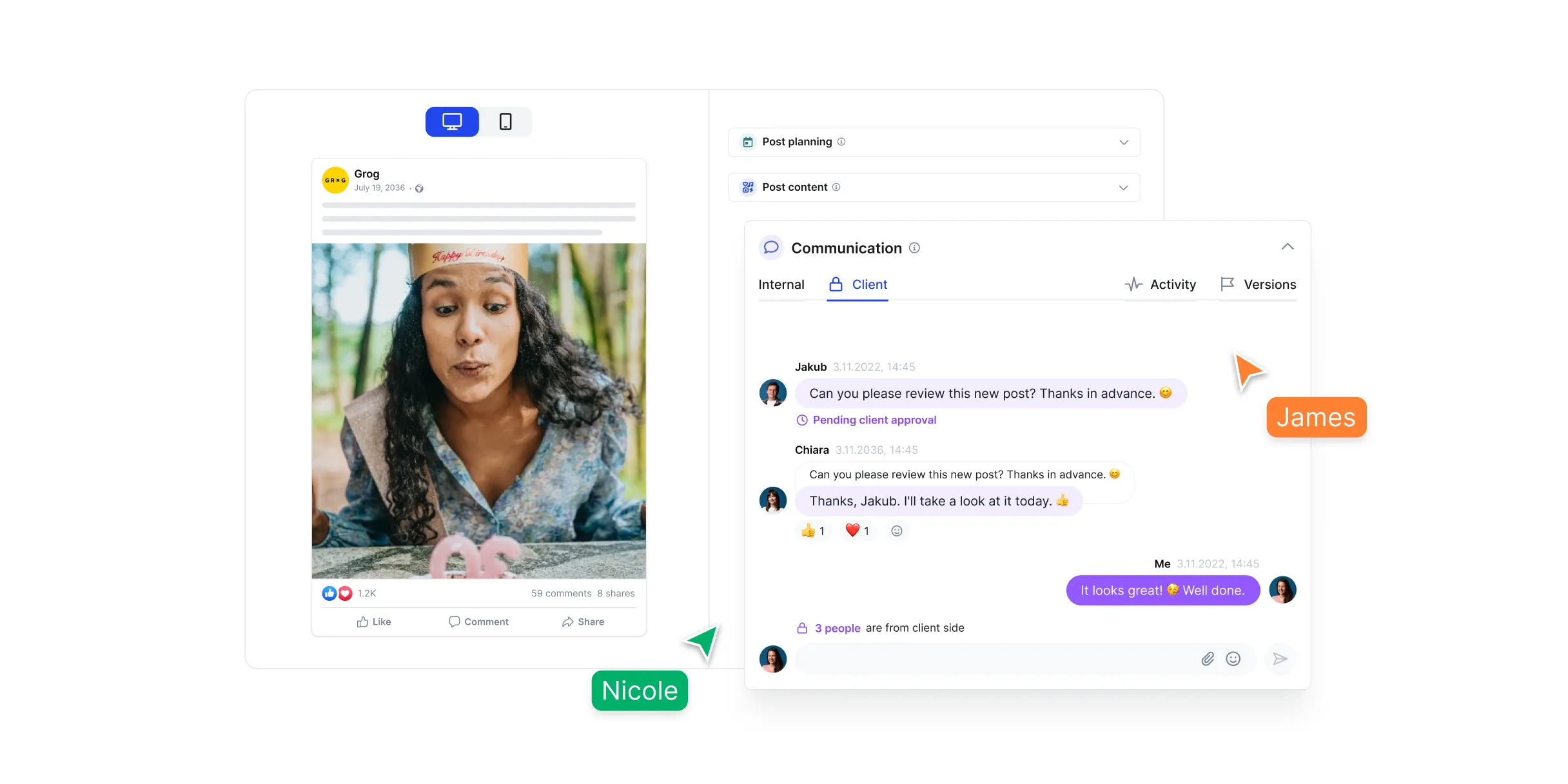 Overview of Kontentino's approval process
