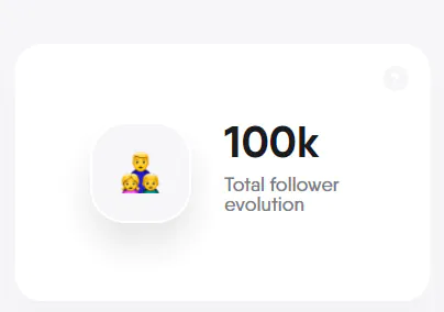 Total Follower Evolution & Follower Evolution Percentage