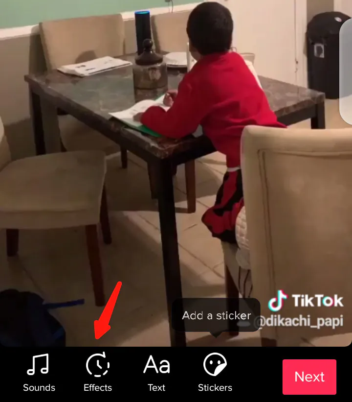Editing features
