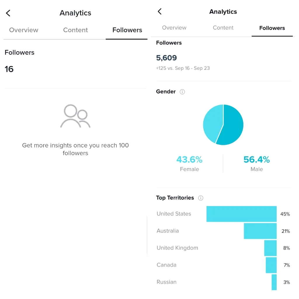 TikTok Analytics: Followers Insights