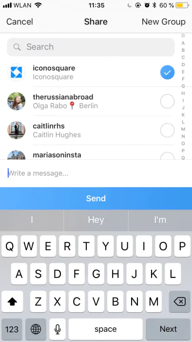 add your message the photo