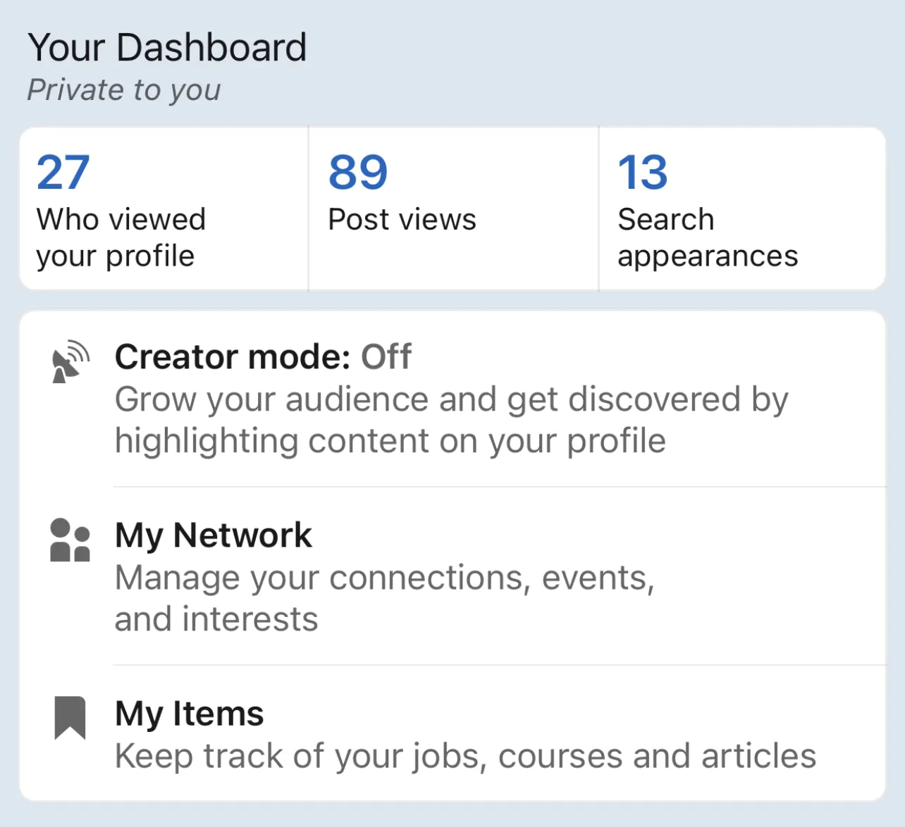 Reach out to people who view your profile