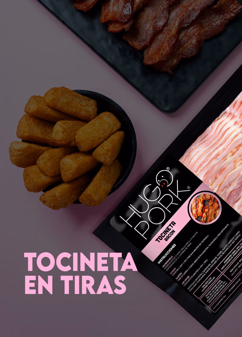 Tocineta en tiras