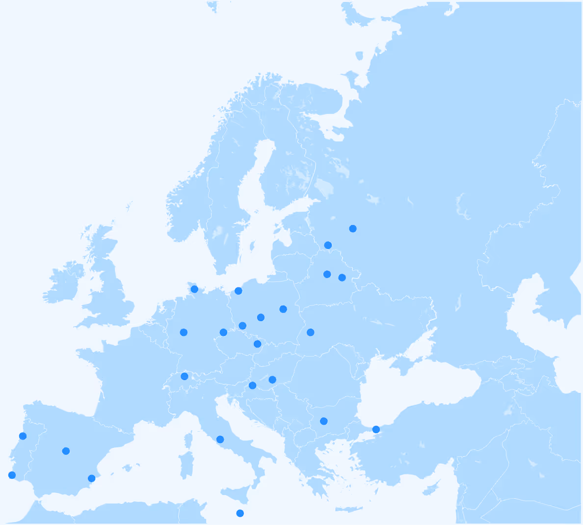 Landkarte von Europa