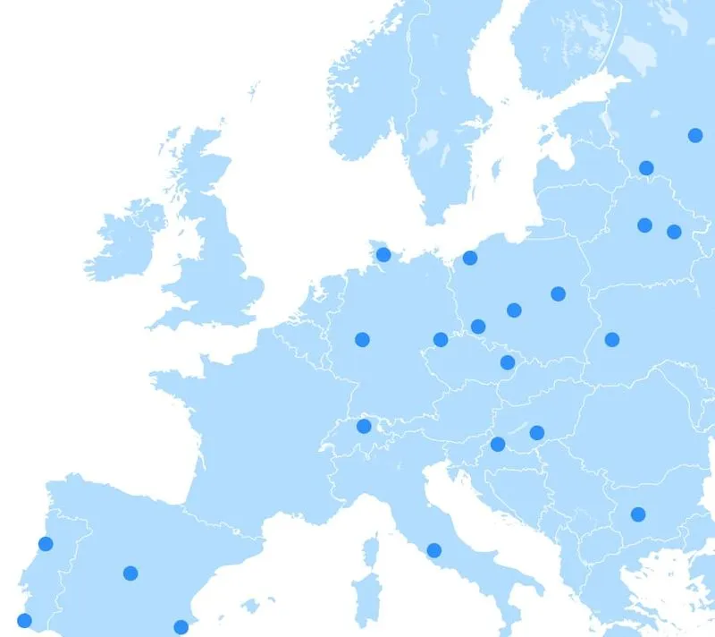 Kartenübersicht der Studienstandorte weltweit