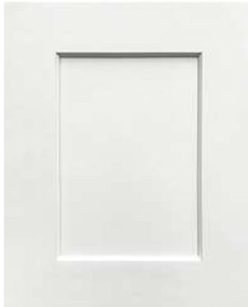 White Shaker cabinet door