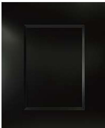 Matte Black Shaker cabinet door