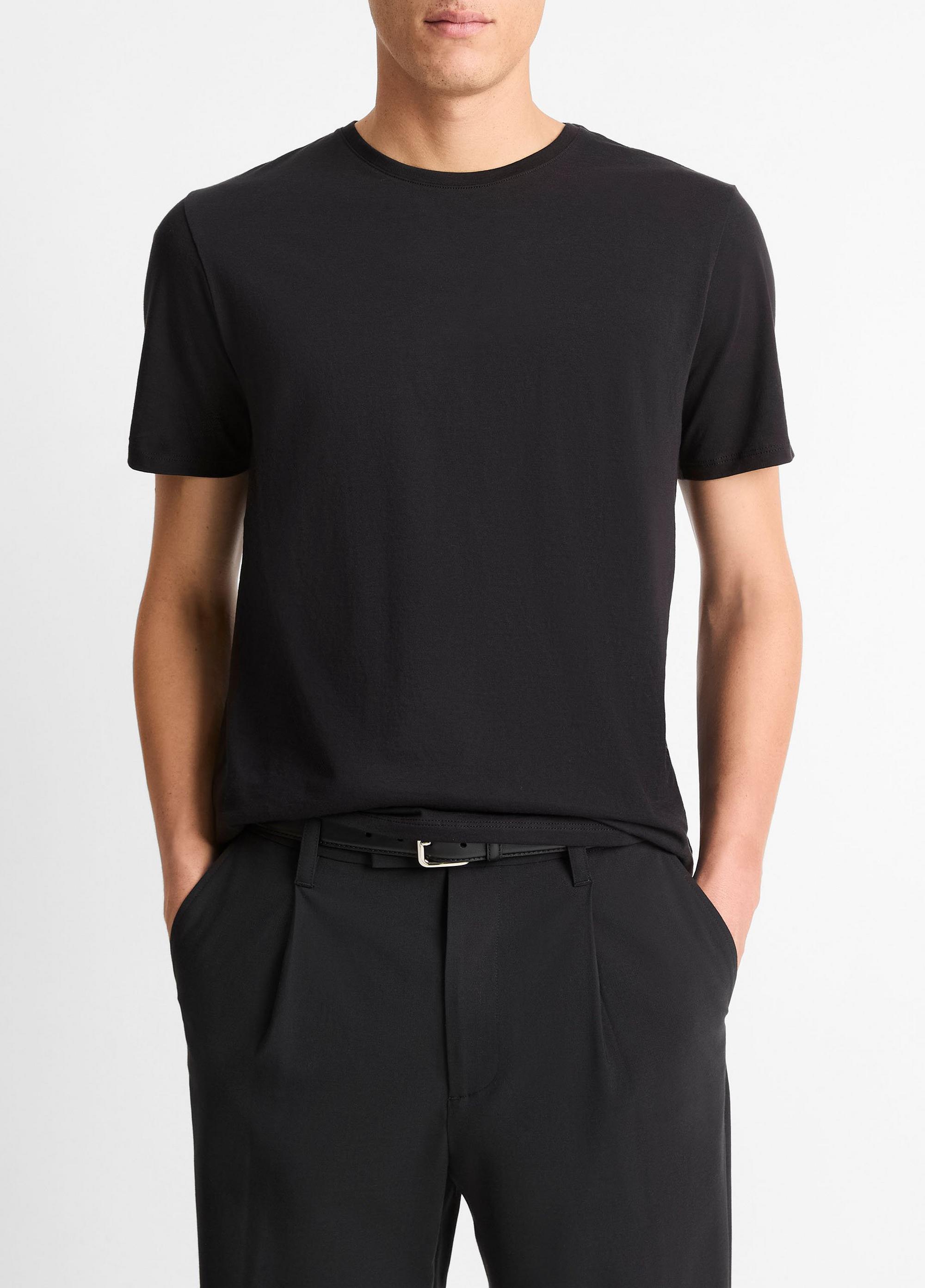 The Vince Pima Cotton Crewneck: Refined & Effortless