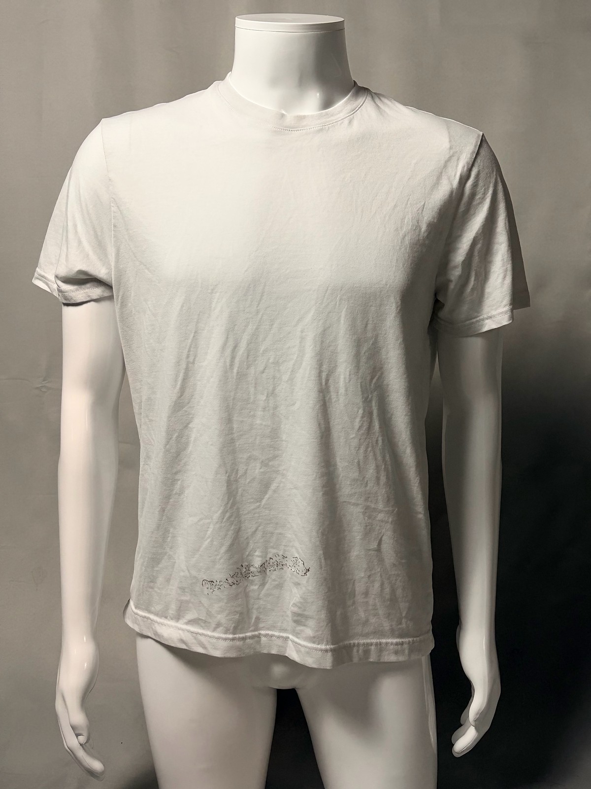Banana Republic Luxury-Touch T-Shirt in white on a mannequin, front view