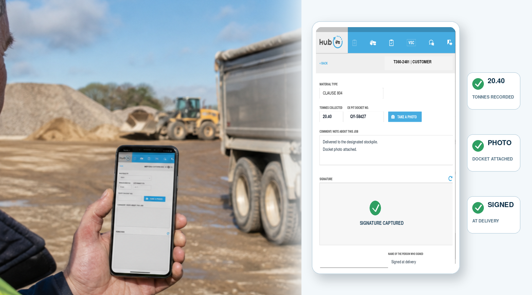 Driver using a digital delivery workflow