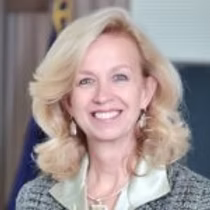 Portrait of Brigadier General Allison Hickey, USAF (Ret.)