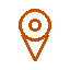 Coverage map pin icon