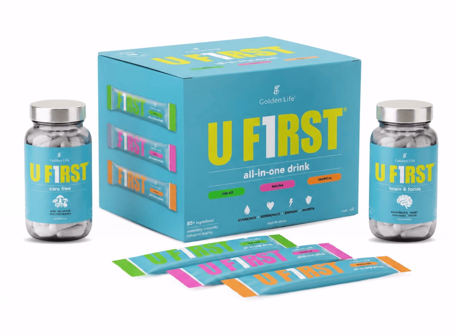 Trio produktů UFIRST