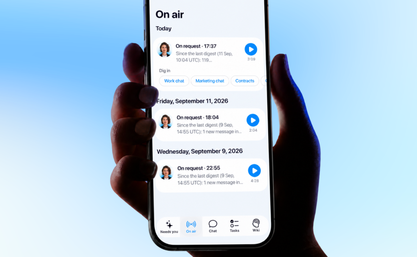 On-air recaps on the phone