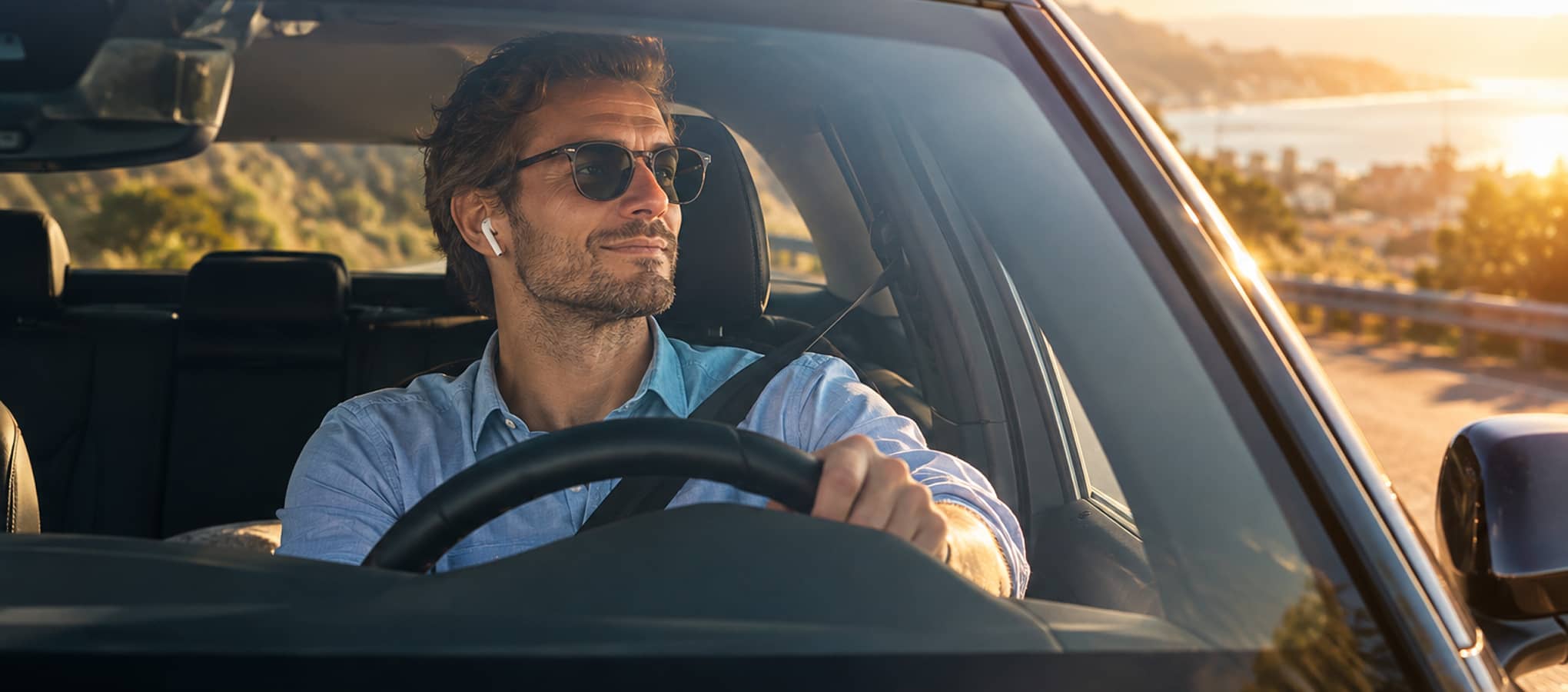 Listening to the morning recap while driving