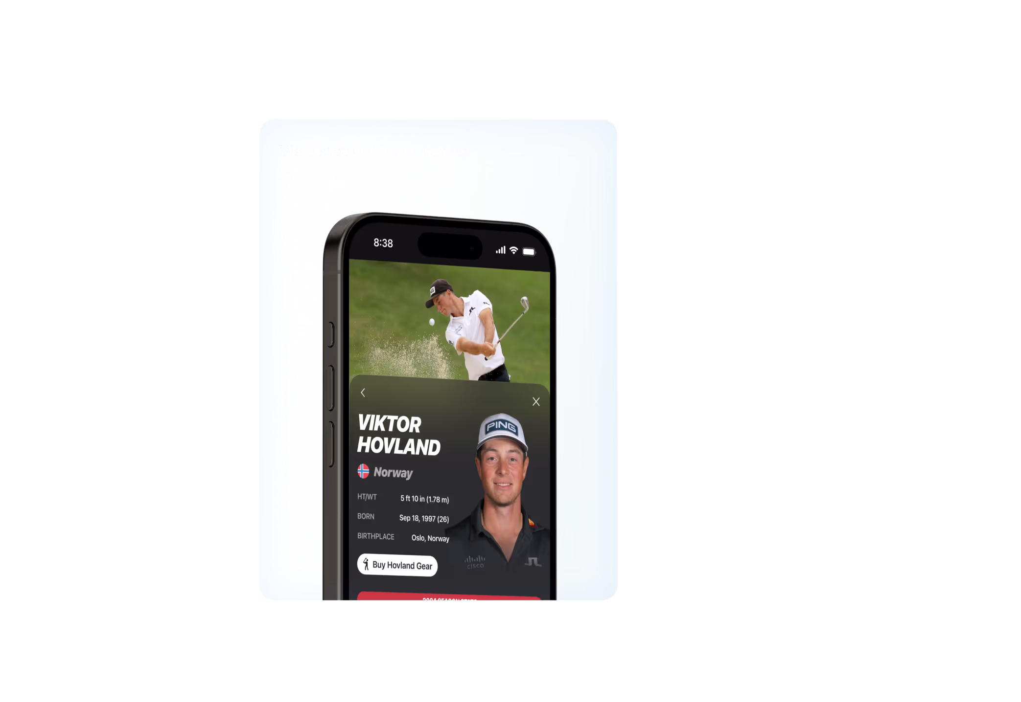 StreamLayer real-time golf stats overlay