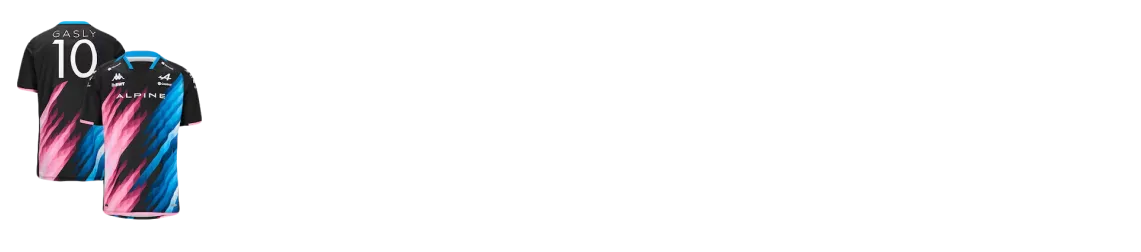 F1 driver promotional content overlay