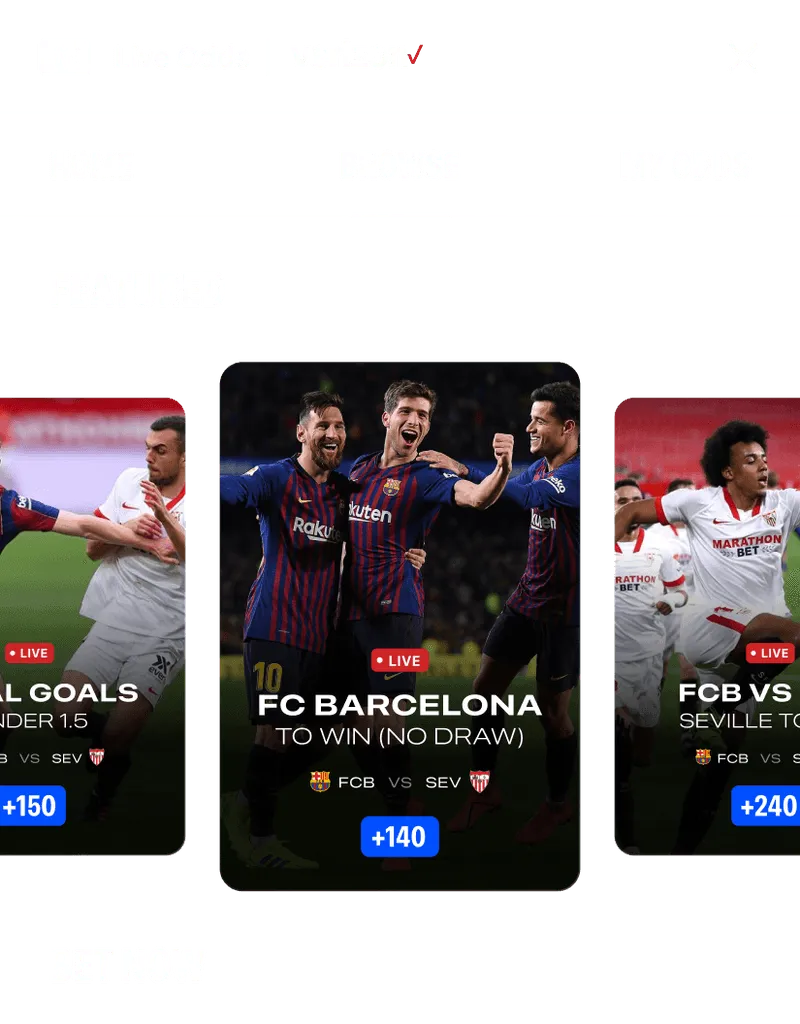Verizon interactive overlay on FC Barcelona match