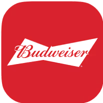 Budweiser logo on nonlinear ad