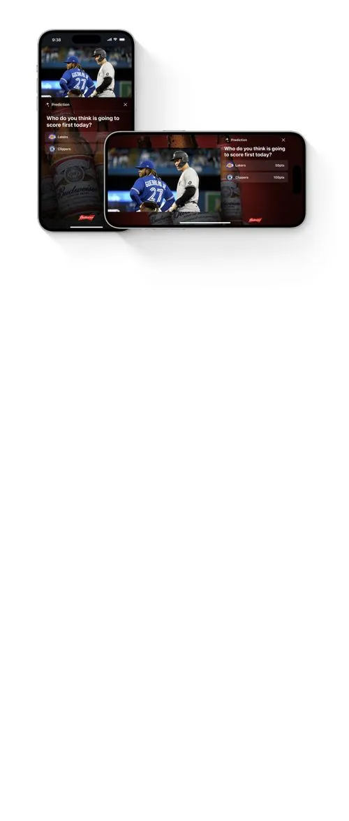 StreamLayer prediction ad on mobile device