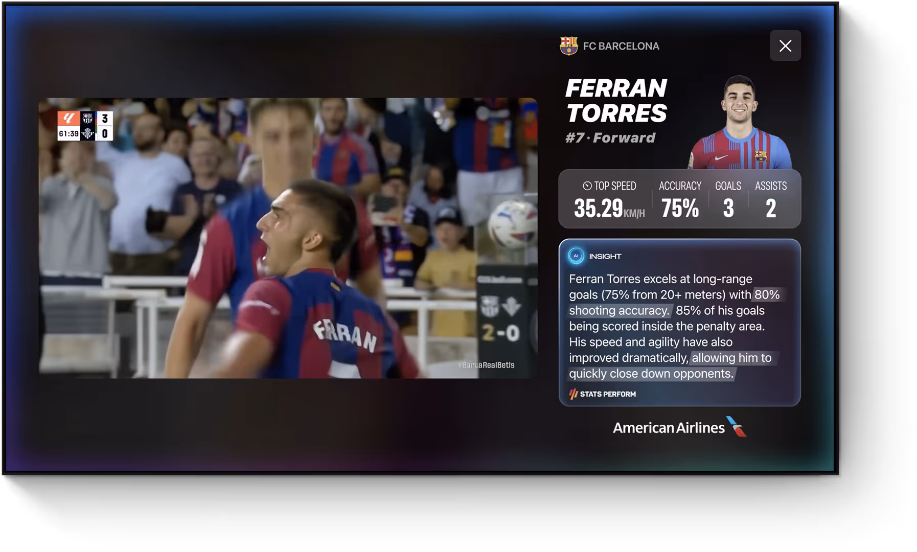 StreamLayer side-by-side ad format during live sports