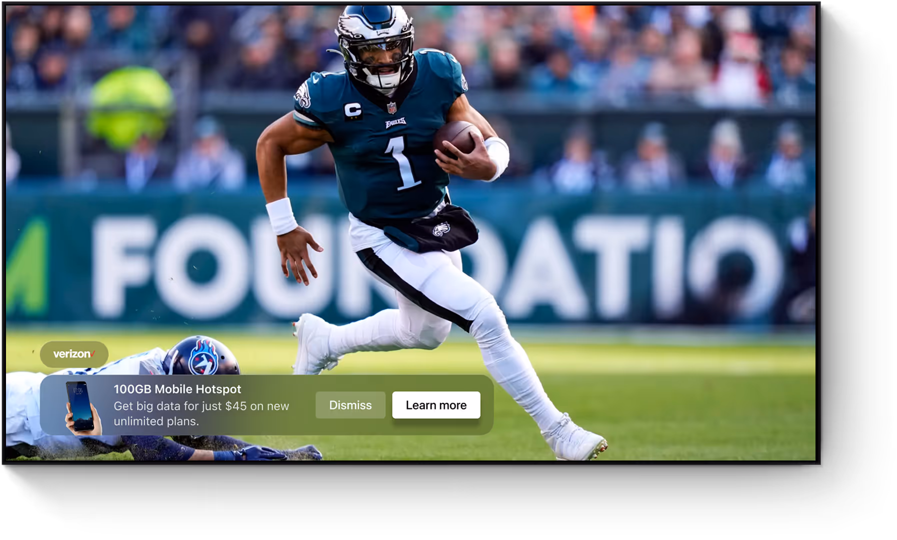 StreamLayer key moment ad triggered during live sports stream