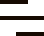 Menu icon with three horizontal gray lines stacked vertically on a white background.