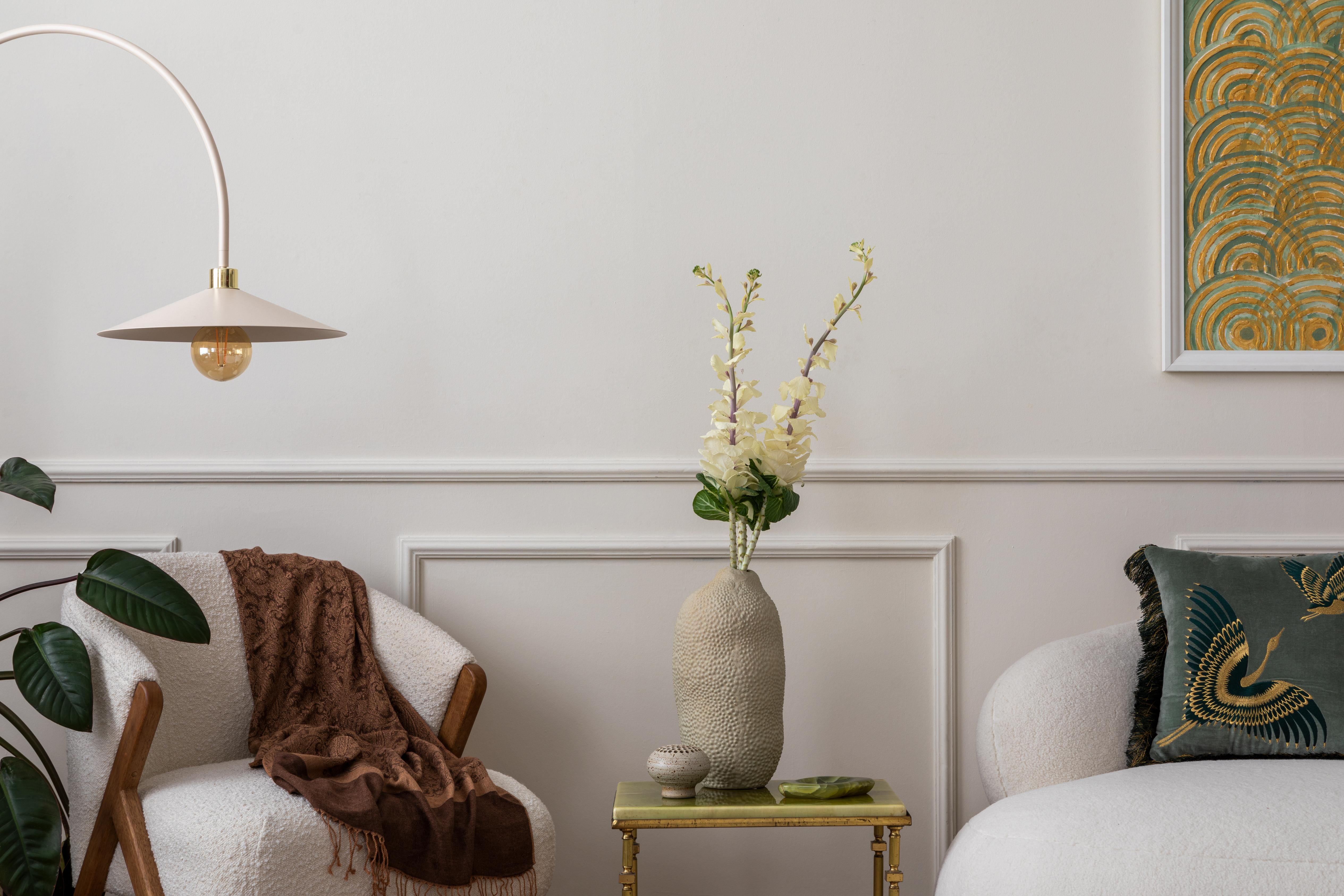 Living room stock image