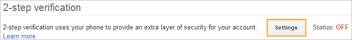 Google's Two-Factor Authentication