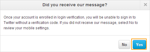Twitter's Two-Factor Authentication