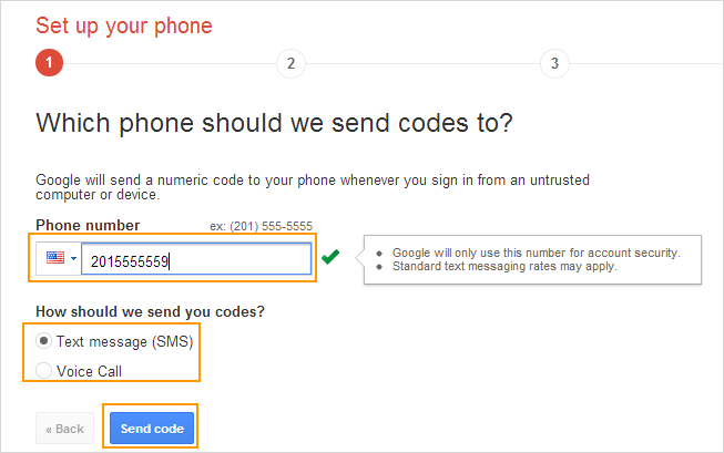 Google's Two-Factor Authentication - Setup