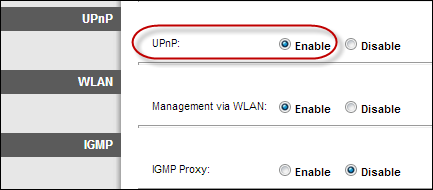 UpnP