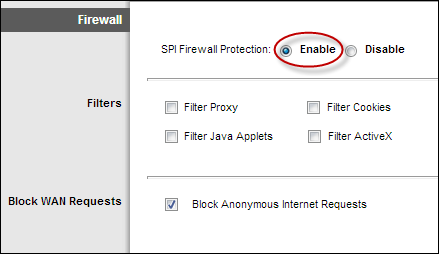 router firewall