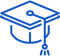 Graduation hat icon