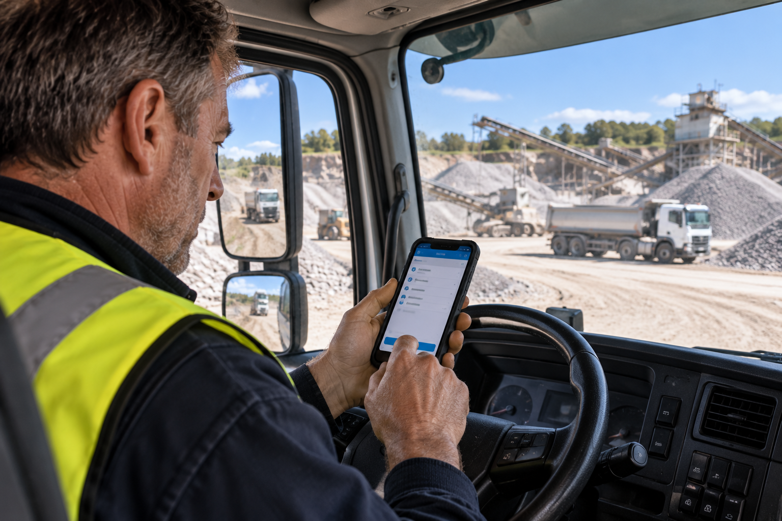 How to Introduce a Driver App to a Tipper Fleet