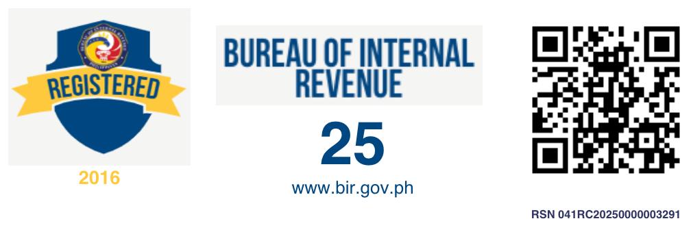 CloudCFO Inc. BIR Registration Seal, registered 2016, RSN 041RC20250000003291