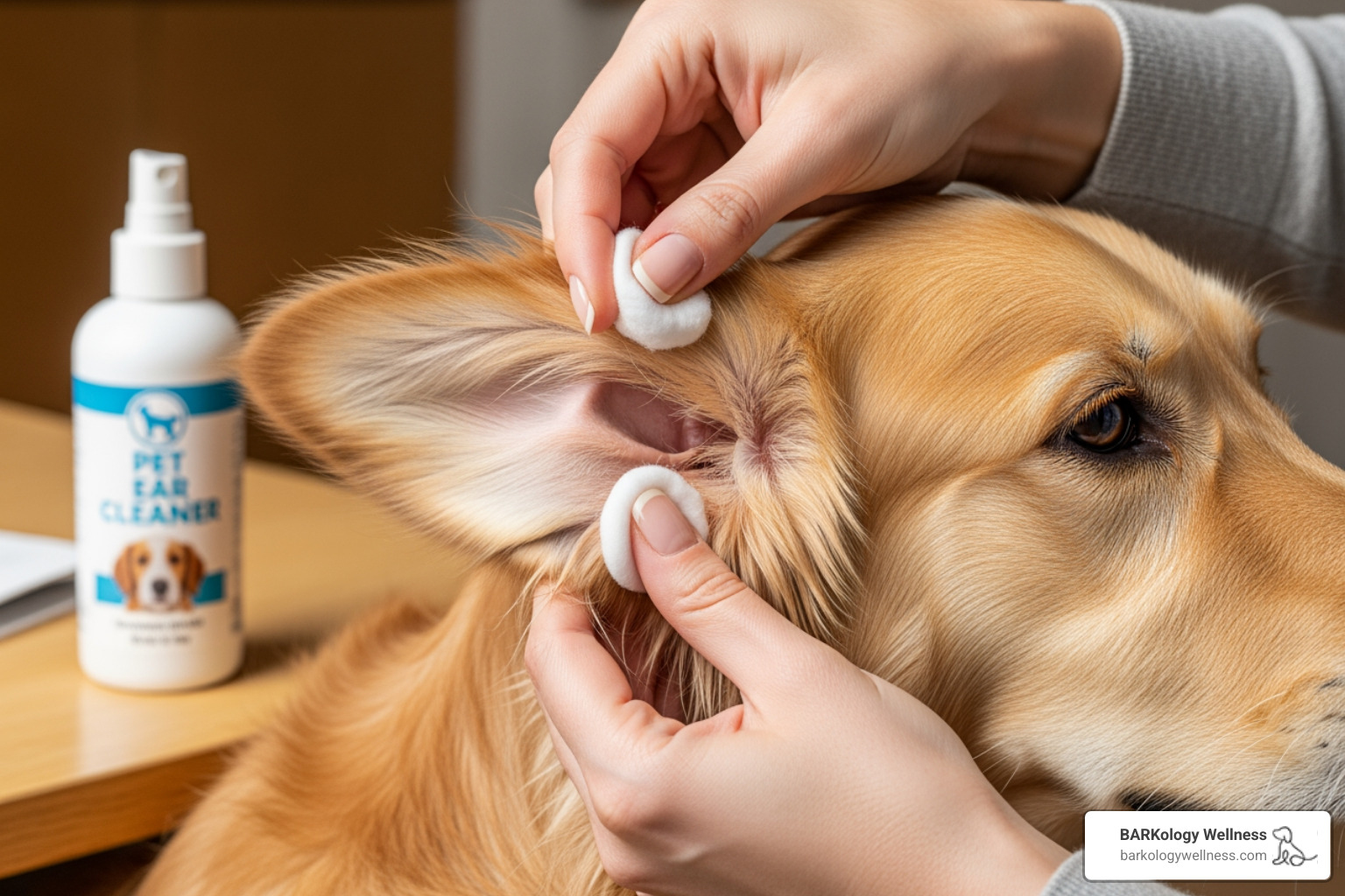 dog ear cleaning dog ear cleaning