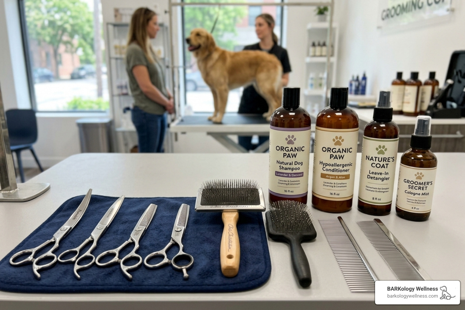 High-quality grooming tools and organic shampoos used by professionals - dog groomer South Tampa High-quality grooming tools and organic shampoos used by professionals - dog groomer South Tampa