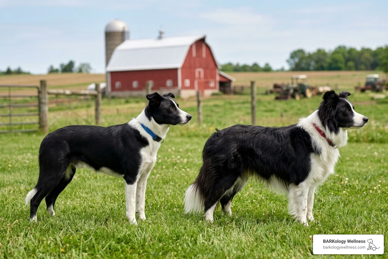 Comparison between smooth coat and rough coat Border Collies - border collie coat care Comparison between smooth coat and rough coat Border Collies - border collie coat care