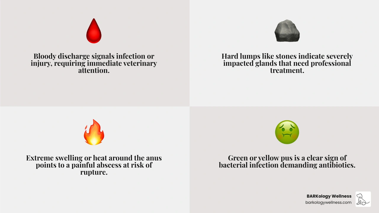 infographic comparing healthy vs infected anal gland fluid - External gland expression infographic 4_facts_emoji_grey infographic comparing healthy vs infected anal gland fluid - External gland expression infographic 4_facts_emoji_grey