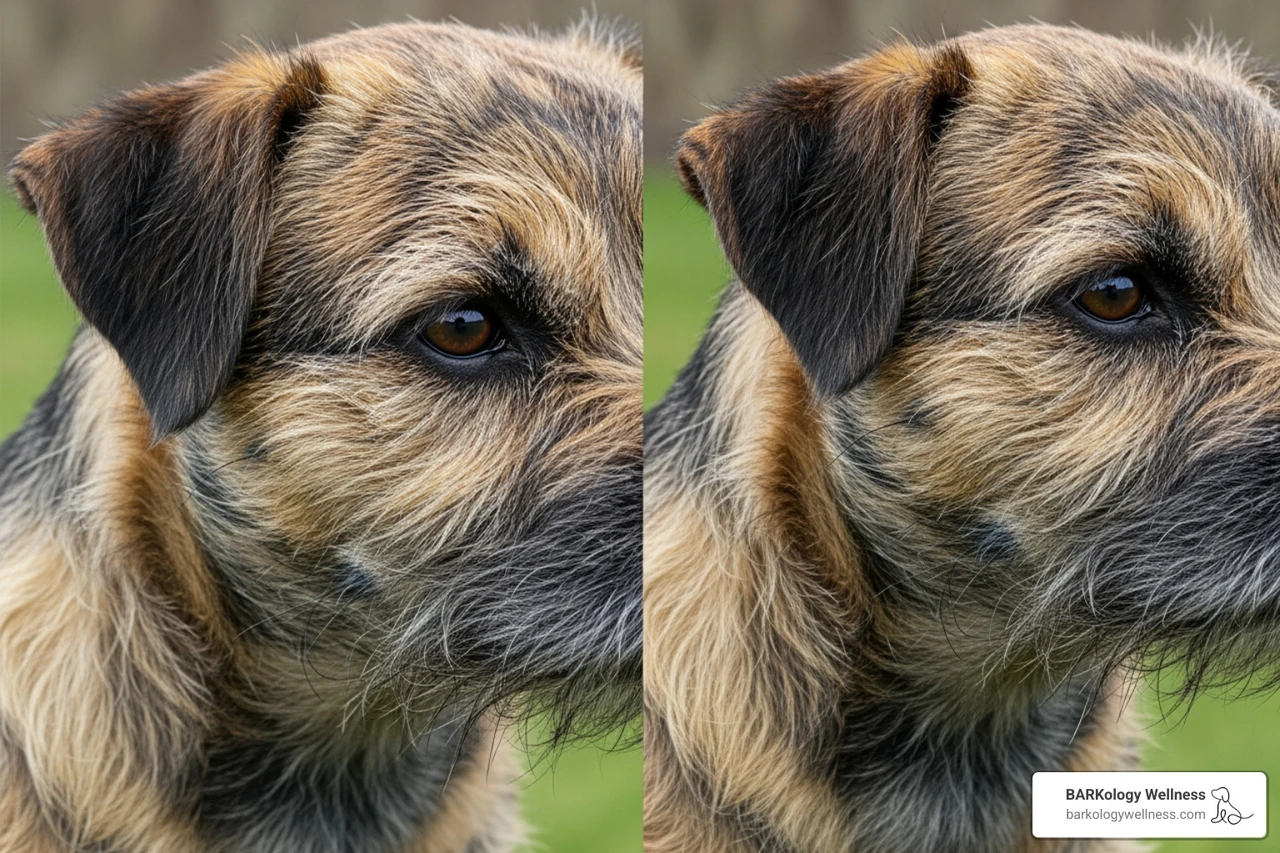 clipped vs hand stripped border terrier coat texture